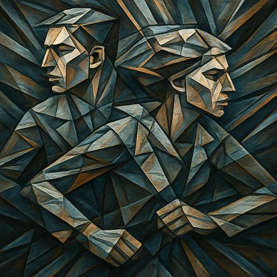 portrait of two people together