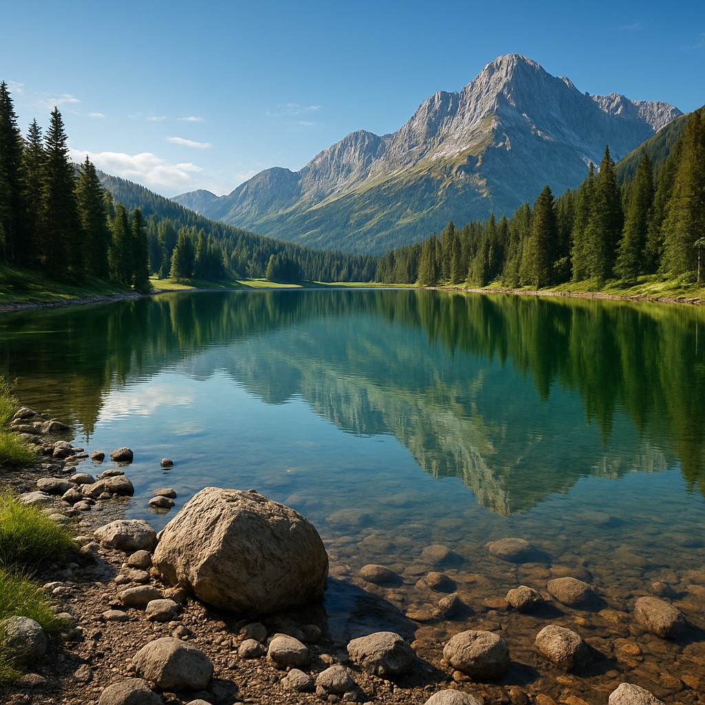 wide landscape with natural scenery
