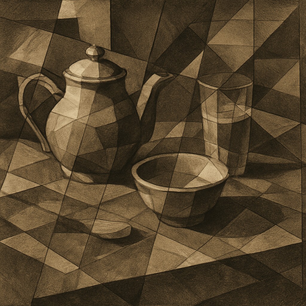 still life with everyday objects