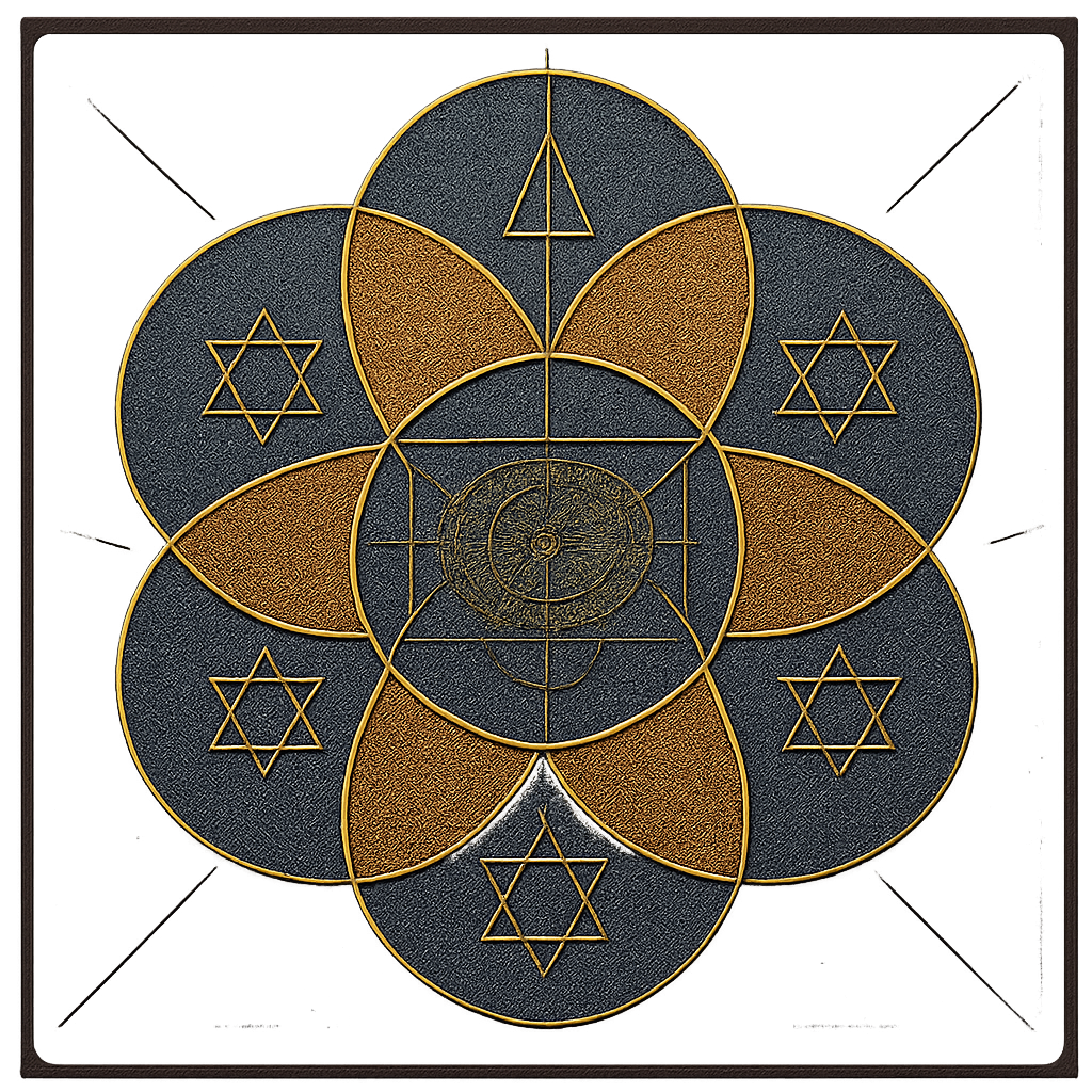 The rose of Venus pattern