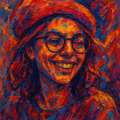 Expressionist Landscape Art Style Style Transfer Example