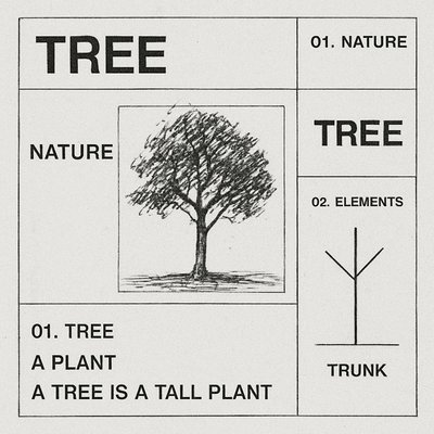 a tree in nature