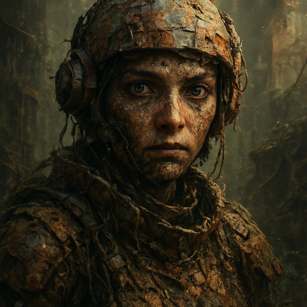 portrait of a person with expressive eyes
