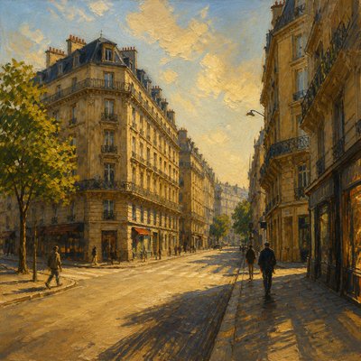 Landscape Nature Art Style Transfer Example