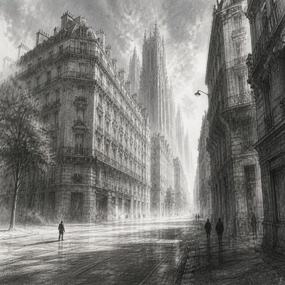 Epic Scale Art Style Style Transfer Example
