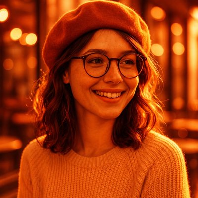 Warm Palette Art Style Style Transfer Example