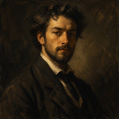 Self-Portrait Painting Style Style Transfer Example