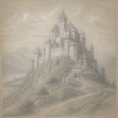 majestic castle on a hilltop