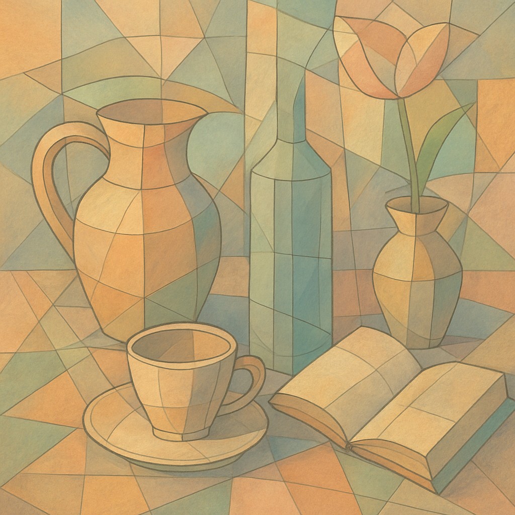 still life with everyday objects
