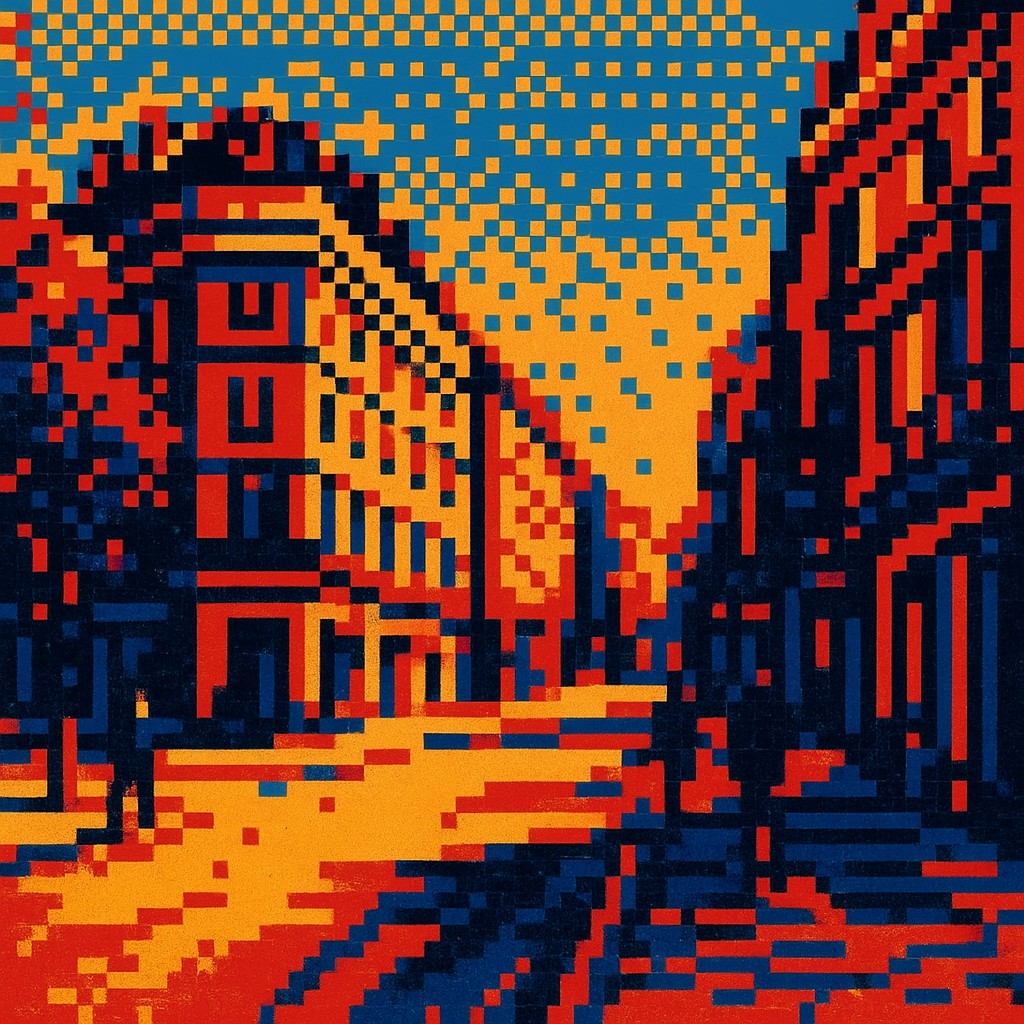 8-Bit Pixel Art Style Style Transfer Example