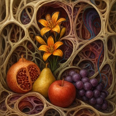 Architectural Anatomy Surrealism Art Style 3