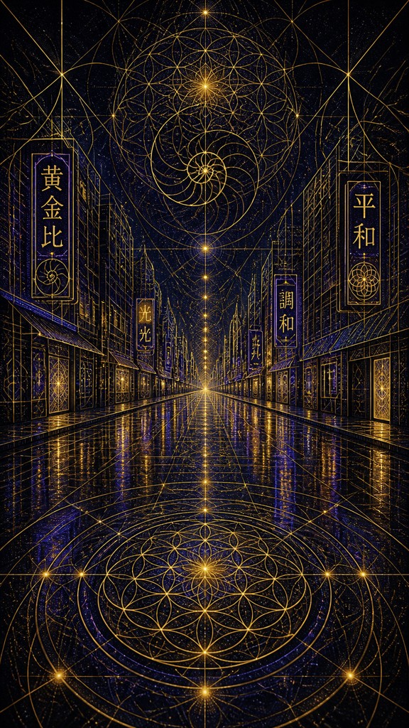 a quiet rainy city street at night reflecting neon signs, no people